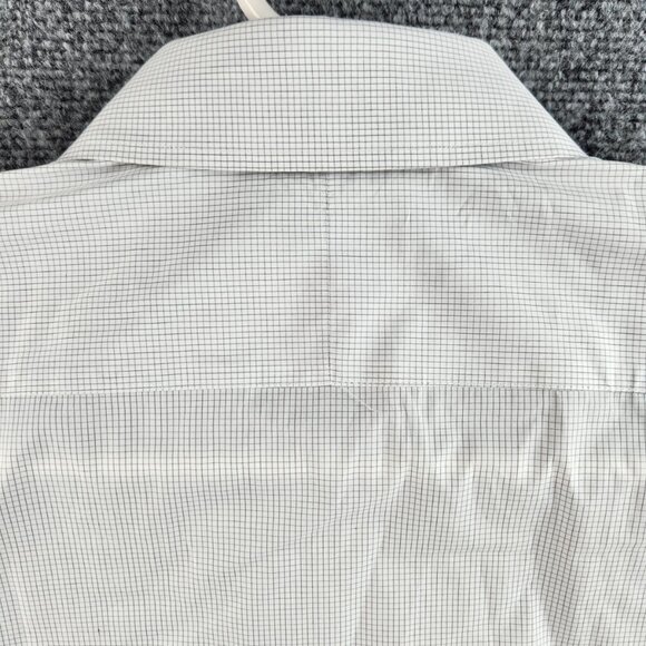 Gitman Bros 16.5 34 USA Made Button Up Shirt Blue White Check Cotton Louisville - Picture 16 of 16